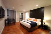 The master bedroom comes with it's own private bathroom as well as a large flat screen LCD Television