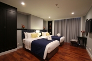 The second bedroom is outfitted with its own private bathroom and shower as well as a large flat screen LCD Television